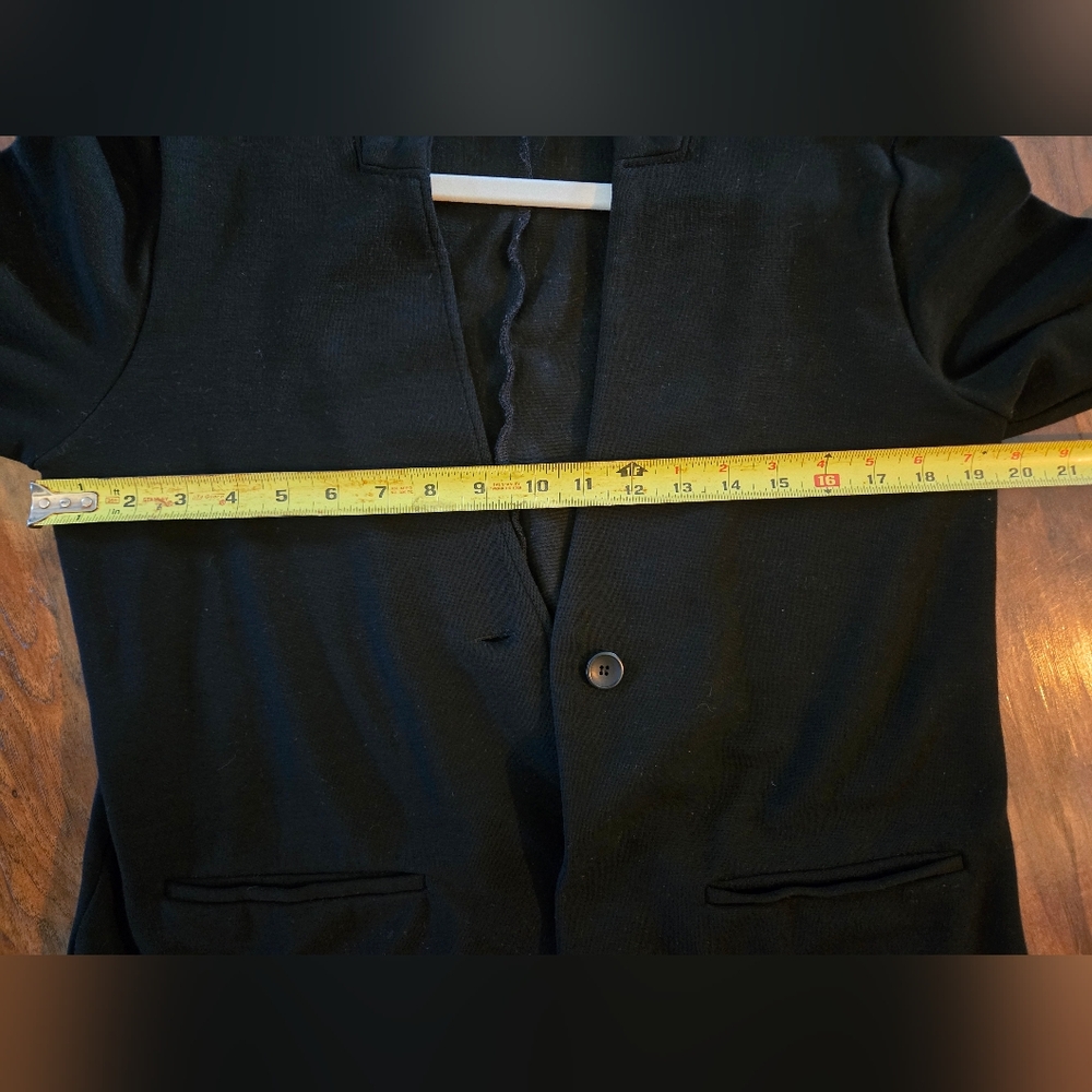 Eileen Fisher Black Blazer Casual Medium Jacket - Picture 7 of 7